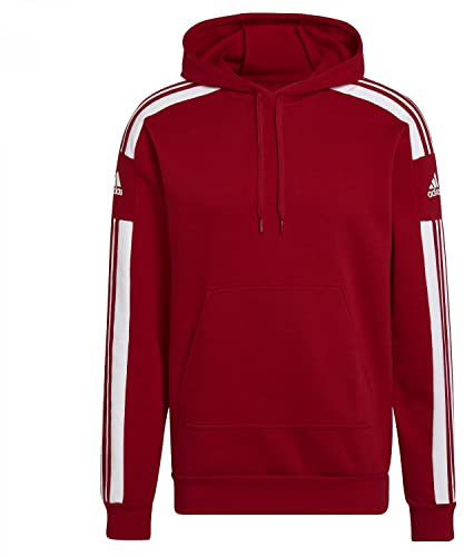 adidas Homme Squadra 21 Sweat Hoodie, Team Power Red/White, M
