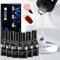 Beautilux Base et Top Coat Gel Uv Semi Permanent, 6 * 10 ML Primer-Ruber Base-Rubber Top-Matte Top-Base Builder-Rhinestone Gel, Finition Vernis à ongles