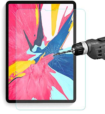 Displayschutzfolie aus gehärtetem Glas oder weichem Glas für Apple iPad Pro Air Mini 3 4 5 6 7 8 9 (gehärtetes Glas, iPad Pro 5. Generation 2020 12,9 Zoll)