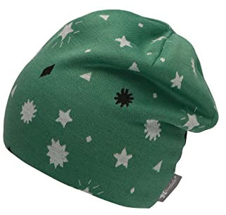 Sterntaler Baby Jungen Beanie Baby Slouch-Beanie Mütze - Beanie Baby, Kinderbeanie, Babymütze - gefüttert mit Baumwollfleece - grün, 49