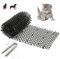 Anti-Chat avec Pointes, Pointes Anti-Chat Chat Scat Tapis,Tapis de Dissuasion Répulsif pour Chat Chien Animal,avec 8 Ancrages au Sol,pour Jardin, Clôtures,Canapé-Protège Les Plantes 200 * 30 cm