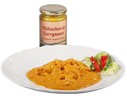 Hähnchencurry im Glas ★ Hausgemacht ★ Hergestellt in Bayern ★ Landmetzger Schiessl ★ ca. 300g