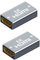 SHANFEILU Accoppiatore HDMI femmina a femmina 8K HDMI cavo di prolunga connettore 3D HDR in lega di alluminio per HDTV, PC, monitor, proiettore, laptop, confezione da 2