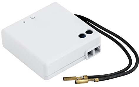 MC Power – Funk-Empfänger Comfort | Dimmer bis 150W, Funkreichweite 70m | 2-Draht Schalterergänzung für Bequeme Lichtsteuerung