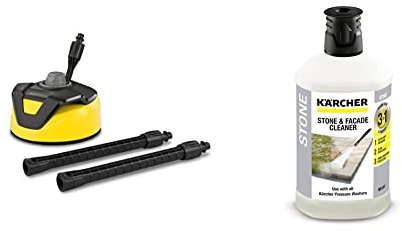 Kärcher T 5 Patio Cleaner - Pressure Washer Accessory & 62957650 3-in-1 Stone Plug and Clean - Black