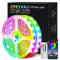 LED Strip Light 30m With Music Sync Color Changing, RGB Smart App and Remote Control for Bedroom Room Lighting Flexible Home Decoration (2 Rolls of 15m)