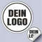 100 Benutzerdefinierte Aufkleber - PERSONALISIEREN SIE HIER - Firmenlogo-Etiketten - Logo, Bild, Fotos - Aufkleber Geschäft, Büro (3 cm)