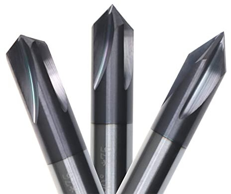 VHM Fasenfräser Entgratfräser - Ø6mm 90°