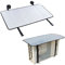 Liummrcy Accesorios para Piezas de Aire Acondicionado, Cubierta de Aire Acondicionado al Aire Libre Protector de de Aluminio para Unidad de Bomba de Calor de Unidad Exterior para 110x55 cm