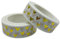aufodara 2 Rollen 10m x 15mm Washi Tape Set Deko Klebeband Glitter Metallic Goldfarbe DIY Scrapbook Basteln (Gold - Herzform)