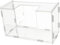 DRESSOOS Kaninchen Heuraufe Grasfutter Für Kaninchen Futterautomat Für Hamster Heuraufe Für Kaninchen Heuspeicherrinne Heufütterer Für Den Haushalt Heurille Acryl Zubringer Hohe Kapazität
