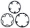 Platos Para Bicicletas Plato 110 130 BCD 36T 38T 40T 42T 46T 50T corona de bicicleta de carretera de estrella ancha estrecha 5 pernos estrella delantera for bicicleta plegable ( Color : 36T , Size : 1