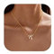LOLIAS Gold Bow Necklace for Women Girls Bowknot Pendant Choker Necklace 14K Gold Plated Chain Necklaces for Women Fashion Jewelry Gifts