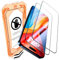 UniqueMe 2 Pièces Verre Trempé pour iPhone 15 Pro Max Protection Ecran, Protection de Positionnement, HD Transparent, Compatible avec ID Face