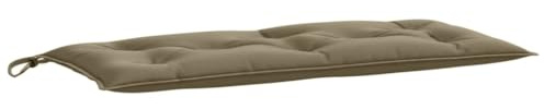 vidaXL Gartenbank-Auflage Melange Taupe 100x50x7 cm Stoff