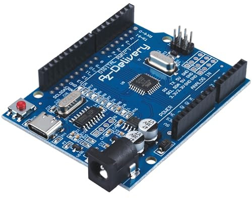 AZDelivery 1 x Mikrocontroller Board AZ-ATmega328-Board mit USB-C Anschluss inklusive E-Book!