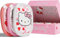 Pads Démaquillants Lavables et Réutilisables Lilly Skin - Lingettes Carrées Microfibres Nettoyantes et Exfoliantes pour la Peau du Visage - Boîte de 7 Pads en Tissu Simili Coton - Hello Kitty