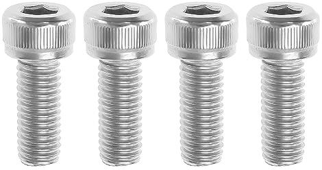 SG Store 4 Stück M8 x 20 mm Linksgewinde, Hex Socket Cap Schraube aus Edelstahl für Innen- und Außenbereich, Haus, Büro, Kommunikationsgeräte, Bootsmontage