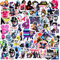 Ainvliya 100PCS Cartoon Anime Stickers, Fortnite Themed, Waterproof Vinyl, Suitable for Laptops, Cars, Skateboards & More
