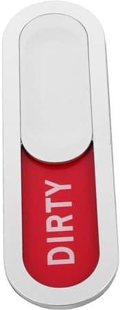 IWOWHERO Clean Dirty Geschirrspüler Magnet Reinigungszeichen Für Spülmaschine Und Kühlschrank Magnetisch Einfach Anzubringen Klare Statusanzeige Für Und Schmutzige Geschirrspüler