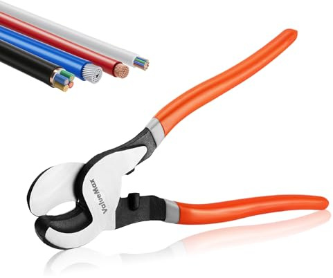 ValueMax 10-Inch Heavy-Duty Cable Cutter for Aluminum, Copper Battery Cables and Communication Wires