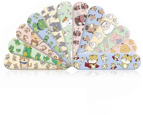 120 Stück Cartoon-kinderpflaster, wasserdichtes süßes Cartoon-Pflaster, Hämostase-Aufkleber für Kinder(B)