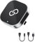 Spedal CarPlay Wireless Adapter Android Auto, Mini Stabiler Kabelloses CarPlay Adapter mit USB C/A Kabel, Plug und Play, kompatibel mit iPhone iOS 10+ & Autos mit Wired CarPlay (Silber)