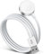 Cargador para Apple Watch, Base de Carga Cargador Reloj, Magnético, Cargadores Carga Rápida Portátil con USB Cable 1M, para Watch Series 10/9/8/7/6/5/4/3/2/1/Ultra/SE Ultra, Blanco