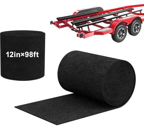 Etagenteppich für Bootsanhänger, 0,3 x 30 m Rolle, 8 mm extra dick, Marine-Outdoor-Etagenteppich, Anhänger, Boot, Etagenbett, Polsterteile, Zubehör für Boote, Hebebühnen, Boote, Anhänger und
