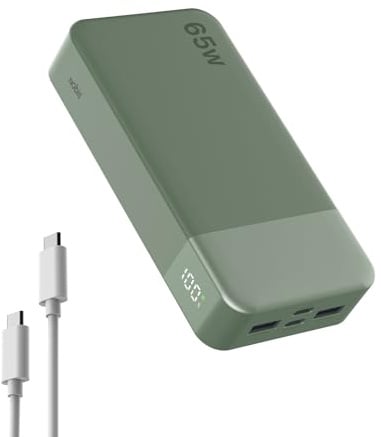 NOBIS 20000mAh 65W Power Bank Caricatore Portatile