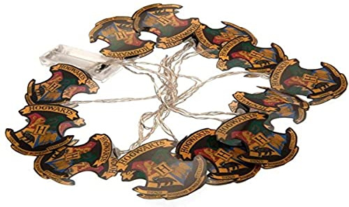Groovy Uk Harry Potter Hogwarts 2D String Lights, Blue/Red/Yellow