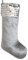 gireshome Silber Samt Mit Pailletten Blingbling Cuff Modische Weihnachtsstrumpf Xmas Tree Decor Festival Party Ornament 25,4 x 45,7 cm