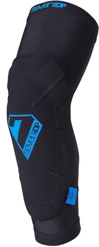 Seven iDP 7 iDP Sam Hill MTB Mountain Bike Bicycle Knee Pads - Black/Blue (Medium)