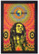 Janki Creation Lachen Bob Marley, Indian Bohemian Mandala, indischen Mandala Bohemian Baumwolle Hippie bobmarle Poster Wandbehang Tapisserie Poster Größe 30 x 40