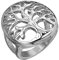 Paula & Fritz® Siegelring Baum des Lebens Silber Freundschafts-Ring Damen-Ring Verlobungs-Ring Herrenring Partnerring Edelstahl Chirurgenstahl 316L R-M6680S_80