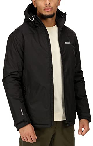 Regatta Veste technique à capuche imperméable et isolante Thermo-Guard THORNRIDGE Veste à capuche Homme Black FR : 3XL (Taille Fabricant : XXXL)