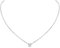 ChicSilver Buchstabe W Halskette aus 925er Sterling Silber Buchstabenanhänger mit 40+5cm Halskette BFF Halskette mit Geschenkebox für Damen und Frauen