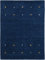 carpetfine Wollteppich Gabbeh Uni Blau 200x250 cm | Moderner Teppich für Wohn- und Schlafzimmer