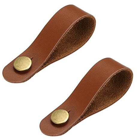 sourcing map Guitar Headstock Straps, Guitar Leather Neck Adapter Strap Tie for Guitar