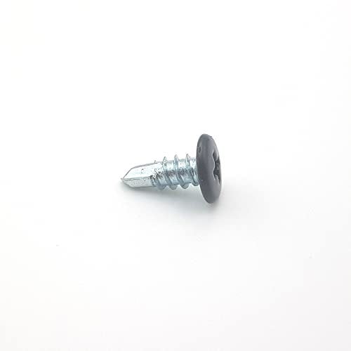 Bohrschrauben 3,5 x 13 mm RAL 7016 grau anthrazit Kopf Typ Niet mm von 200
