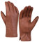Harssidanzar Herren Lederhandschuhe Fleecefutter Touchscreen GM040EU, Hellbraun, L