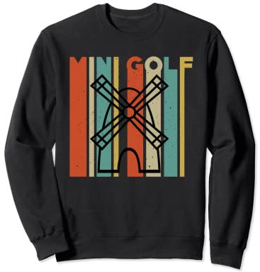 Great Mini Golf Windmill Outfit Love Minigolf Game Sweatshirt