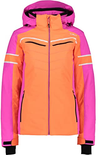 CMP Damen Hoodie Zip Jacke, Flamingo Fluo, 36