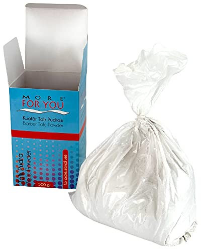 More For You Barber Talkum Puder 500g – Erfrischendes Puder für die Hautpflege nach der Rasur, ideal für Barbiere und den täglichen Gebrauch.