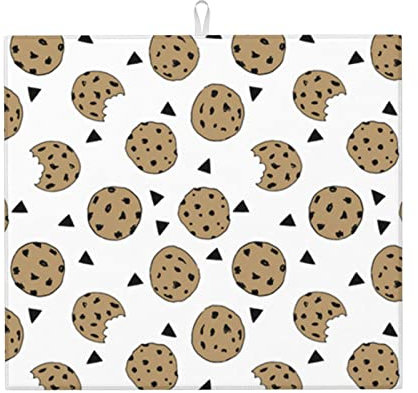 Cookies Food Chip Kekse Küche Tisch Top Saugfähige Matte Superfeine Faser Speiseteller Trocknen Pad Mehrzweck Leicht Zu Reinigen