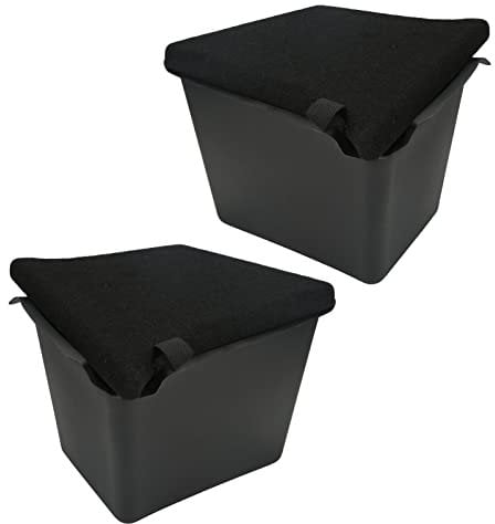 Fockety Tesla Model Y Trunk Organizer, Tesla Model Y Trunk Side Storage Bins with Cover, Rear Trunk Organizer Side Box for Tesla Model Y 2020‑2022, Car Accessories Interior