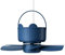 perfk Deckenventilator Fernbedienung Campingventilatoren Lagerventilator Persönlicher Ventilator Hängeventilator Haken mit Timer 3 Geschwindigkeiten für, Blau
