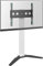 ONKRON Soporte TV Pie 26 – 65, Pie para Television con Altura Regulable, Carga de hasta 35 kg, Pedestal TV Universal con VESA 100x100–400x400 mm, Soporte Television Blanco TS1140-W