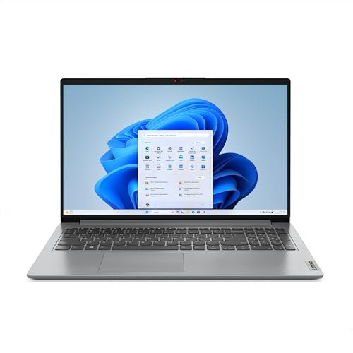 Lenovo IdeaPad 1 15IJL7 - Ordinateur Portable 15.6'' FHD (Intel Celeron N4500, RAM 4Go, eMMC 128Go, Intel UHD Graphics, Windows 11 Home S Mode, Microsoft 365 Personal) Clavier AZERTY Français - Gris