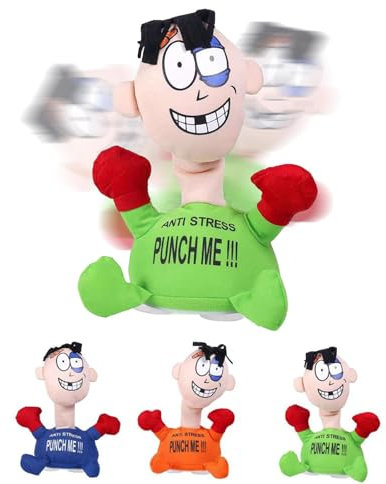 Schlag Mich Schreiende Puppen | Anti-Stress Me Puppen | Stoffpuppe Stress Anti Stress Spielzeug | Weiches Fidget Puppenspielzeug Mit Schrei | Stressabbau Sensorisches Spielzeug Stoffpuppe